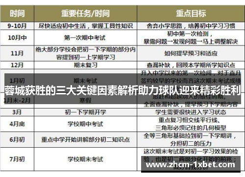 蓉城获胜的三大关键因素解析助力球队迎来精彩胜利